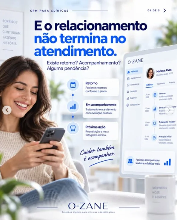 Peça O-ZANE: o relacionamento não termina no atendimento